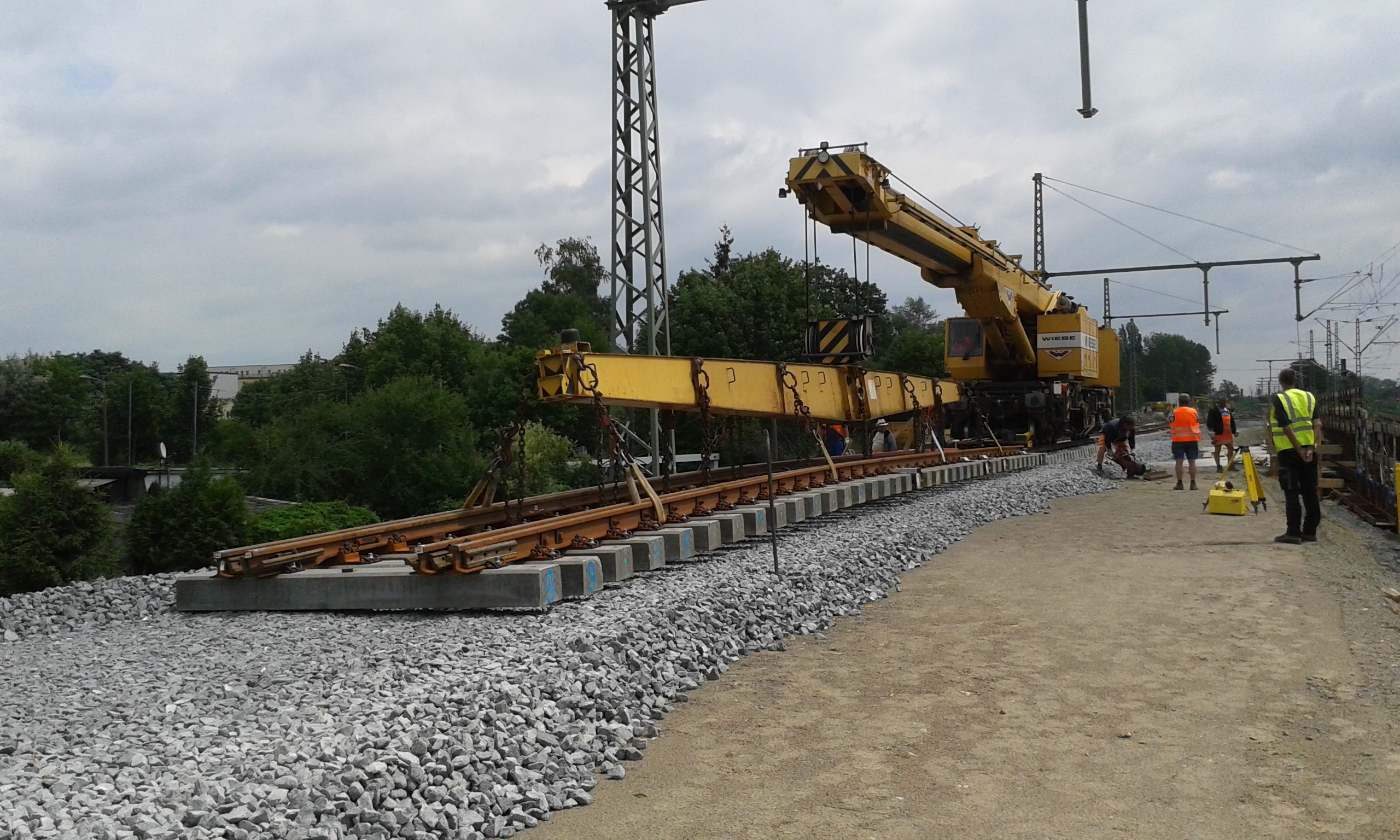 Baubegleitende Vermessung im Gleisbau